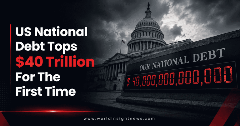 US national debt clock displaying $40,000,000,000,000 beside the US Capitol dome