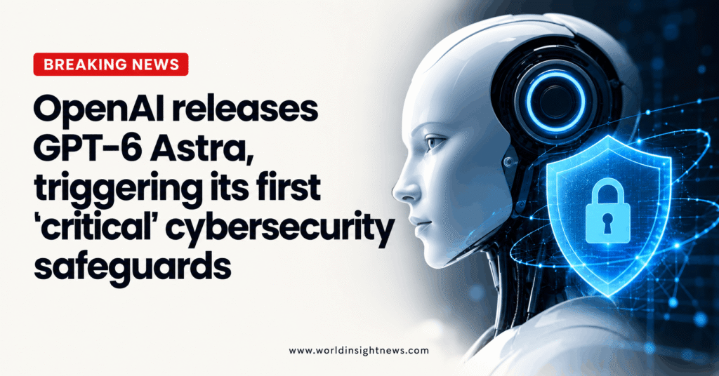 OpenAI releases GPT-6 Astra, triggering its first 'critical' cybersecurity safeguards