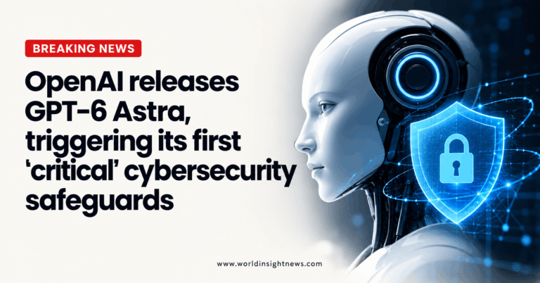 OpenAI releases GPT-6 Astra, triggering its first 'critical' cybersecurity safeguards